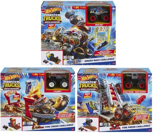 [MTHNB87] Hot Wheels Monster Trucks Arena Smashers 5a+ ( Surtido de 3 Se venden por Separado )