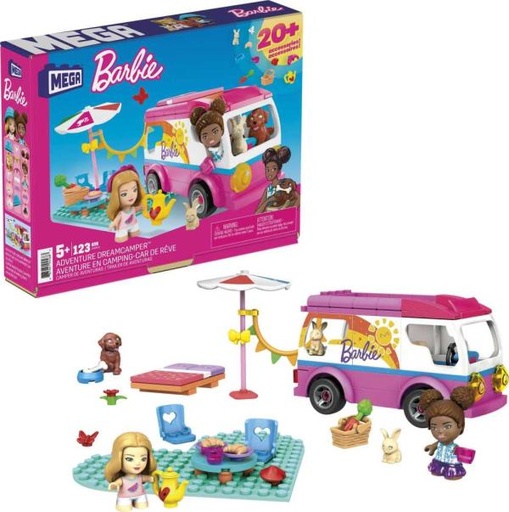 [MTGWR35] Mega Block Barbie Camper de Aventuras 5a+