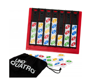 [MTHPF82] Mattel Games - Juego de Mesa Uno Quatro 7a+