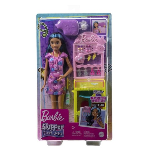 [MTHKD78] Muñeca Barbie Skipper set de Juego de Aretes 3a+