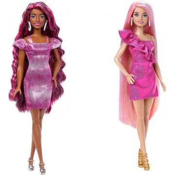 [MTHKT95] Muñeca Barbie Divertida y Elegante cambia de Look con Accesorios 3a+ ( Surtido de 4 Se venden por Separado )