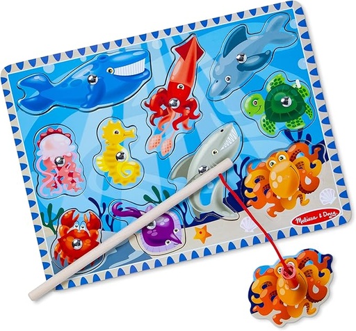 [MD3778] Juego de Pesca de Madera Magnético (13778) 3a+