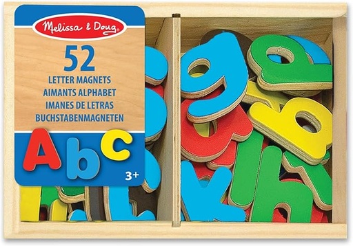 [MD448] Alfabeto Magnético de Madera 52 Letras (10448) 3a+