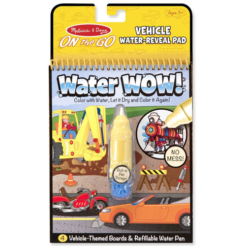 [MD5375] Libro para Colorear con Agua Vehículos (15375)3a+