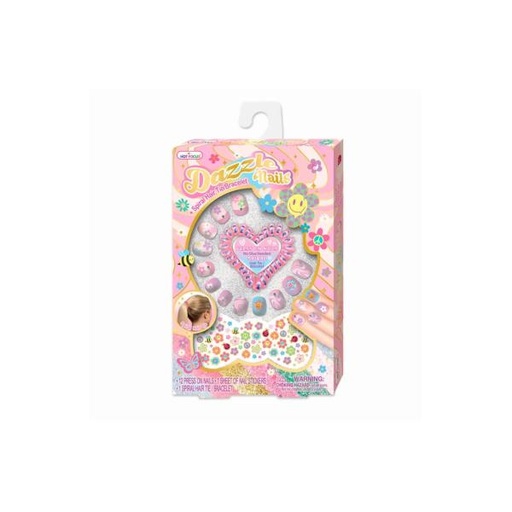 [HF030GF] Juego de Uñas Pulsera Espiral para Cabello de Flores 5a+