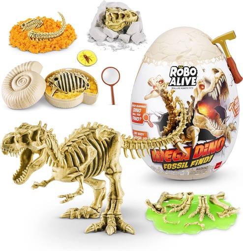 [ZU71102] RoboAlive Mega Dino Fossil Sorpresa 5a+ ( Surtido de 2 Se venden por Separado )