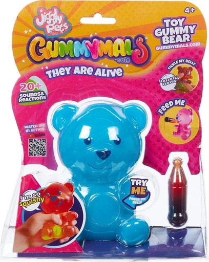 [EOGUM001B] Muñecos de Goma con Sonidos y Reacciones 4a+ ( Azul)