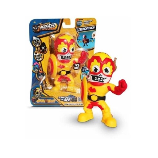 [EOSM001CN] Muñeco Super Enmascarado Captain Nuget - Tecnología Elástica 4a+