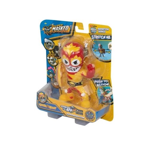 [EOSM001CN] Muñeco Super Enmascarado Captain Nuget Tecnología Elástica 4a+