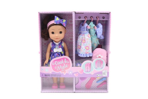 [GIG22210] Muñeca  Cool & Style C/ Ropero 35.5cm 3a+
