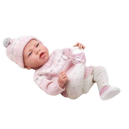 [AS60592] Bebé Elegance 40 cm Dafne Rosa C/Cojin 6a+