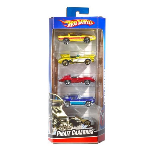 [MT1806] Hot Wheels Carro Set de 5 Surtido 3+