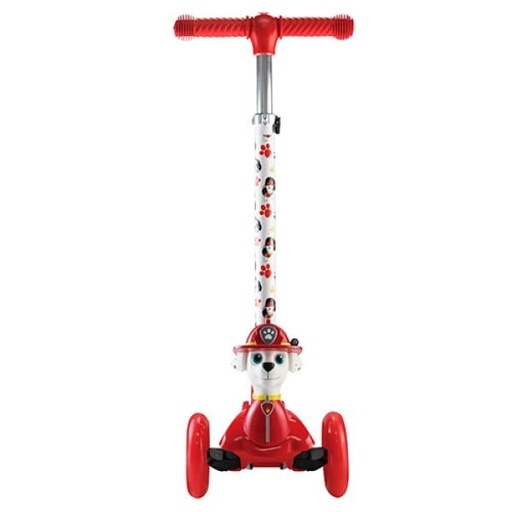 [PI10318] Scooter 3 Ruedas 3D Nickelodeon con  Luz Marshall 3a+