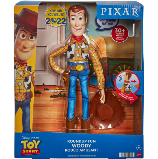 [MTHJB42] Figura Pixar Toy Story Woody 12" con 30 Fraces y Sonidos 4a+