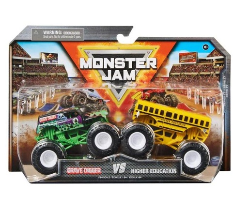 [BT6064128] Monster Jam Vehículos 1:64 Pack de 2 (Surtidos ) ( Se Venden por separado )