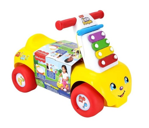 [JP505564] Carro Montable Aventura Musical Amarillo Little People 13 Años