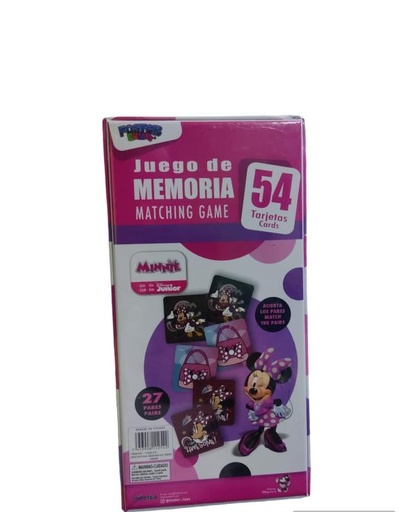 [PI11254FG] Juego de Memoria Disney Junior Minnie 3a+