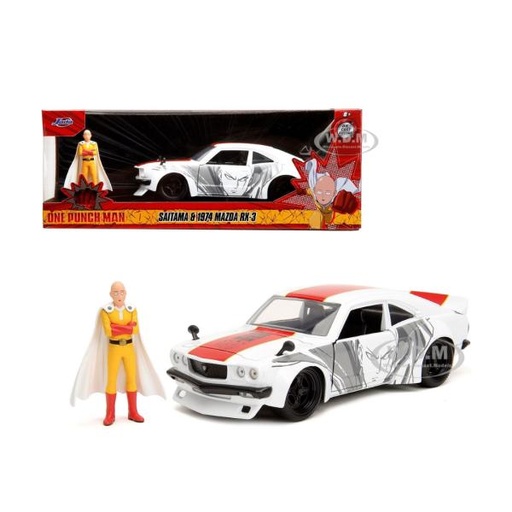 [JA33688] Carro 1:24 Mazda RX-7 con Figura de One Punch Man 8a+