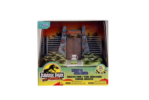 [JA34244] Escena Nano Parque Jurásico con 2 Mini Vehiculos 6a+
