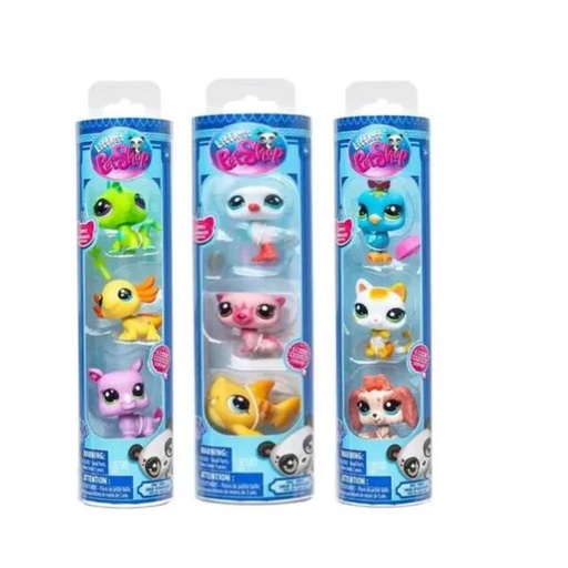 [BF00550] Mascotas Littles PetShop Set de 3 4a+ Surtido 3 -  Se venden por separado