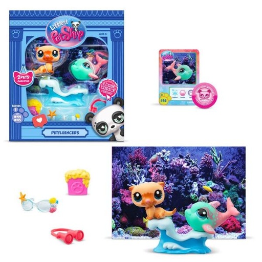[BF00560] Mascotas Littles PetShop Pareja Mascotafluencer  4a+ / Surtido 3 -  Se venden por separado