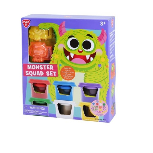[PG8621] Plasticina Set con Figuras de Monstruos 3a+