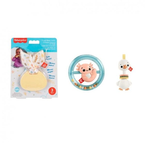 [MTHRB19] Fisher Price / Sonajas y Mordedores Sensimals 0m+ ( Surtido de 3 - Se venden por separado )
