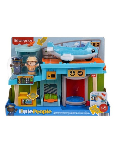 [MTHTJ26] Fisher Price / Little People Aeropuerto de Aventuras Diarias 1-5a