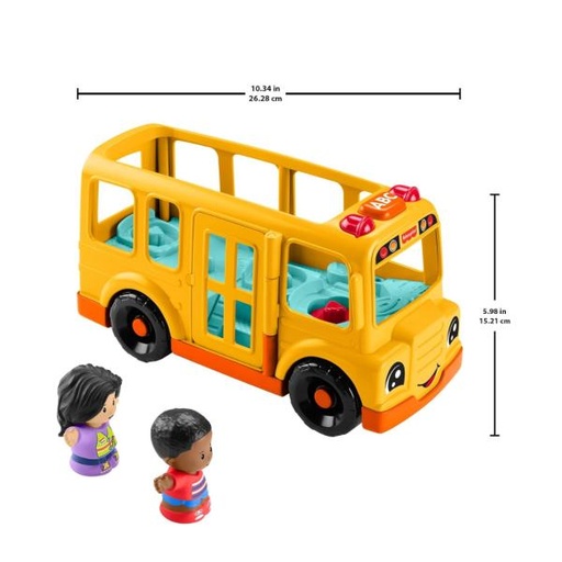 [MTHYP40] Fisher Price / Little People Camión de la Escuela Mediano 1-5a
