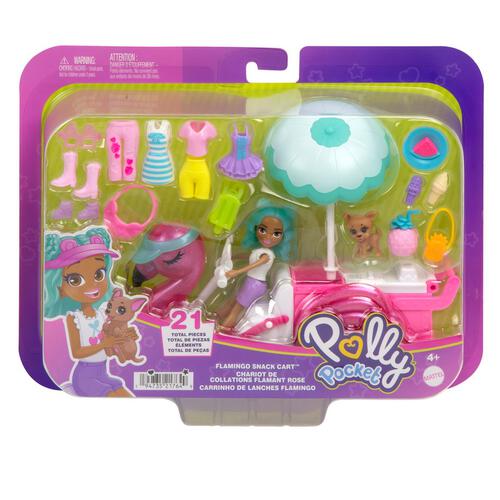 [MTHWP24] Polly Pocket Carrito de Flamingo 4a+