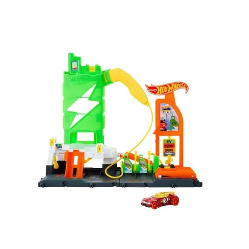 [MTHTN79] Hot Wheels City Súper Estación de Gasolina 4a+