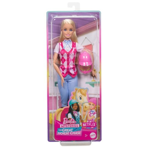 [MTHXJ38] Muñeca Barbie Malibu Equitación 3a+