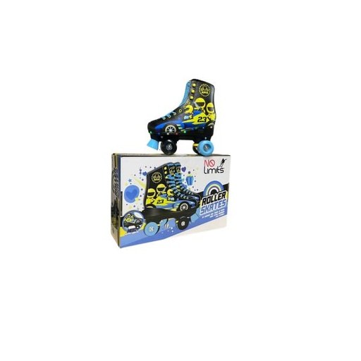 [YX0126CAR36] Patines de 4 Ruedas Luminosos de Carreras Talla#36 (457309)