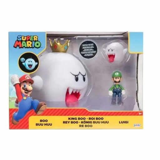 [JP424364] Figura Super Mario Boo  Rey Boo y Luigi 3a+
