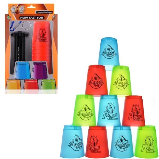 [WW688D1] Juego de Mesa de Vasos Rápidos  3a+/ Surtido 4 -  Se venden por separado
