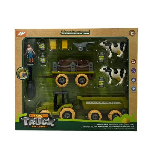 [WW8826] Tractor Chapulin con Set de Granja 14Pzs 3a+ (455619)