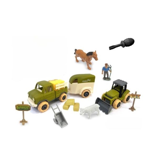 [WW8827] Camión con Remolque para Caballos 13 pzs (455626)