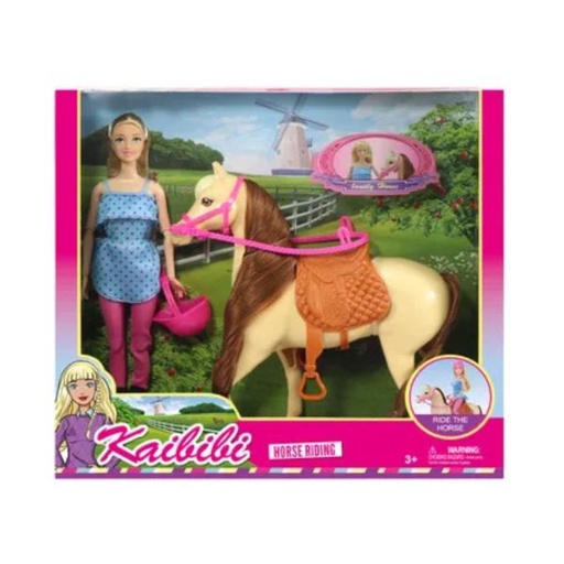 [WWWG022] Muñeca con Caballo y Accesorios 3a+ (455848)