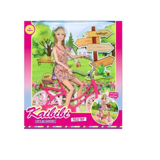 [WWWG060] Muñeca Barbie con Bicicleta 3a+(455862)