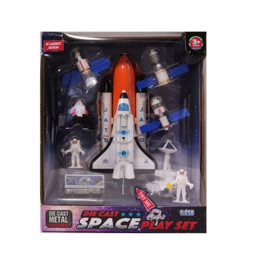 [WWXY054] Nave Spacial De Metal con Accesorios 3a+ (456692)