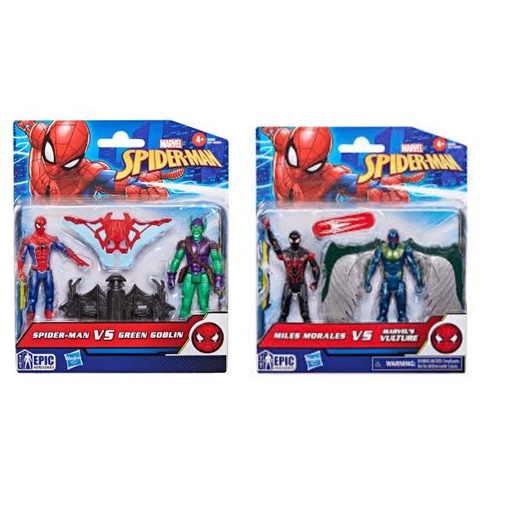 [HBG0303] Figuras Marvel Spider-Man Set de 2  4a+ / Surtido 4 -  Se venden por separado