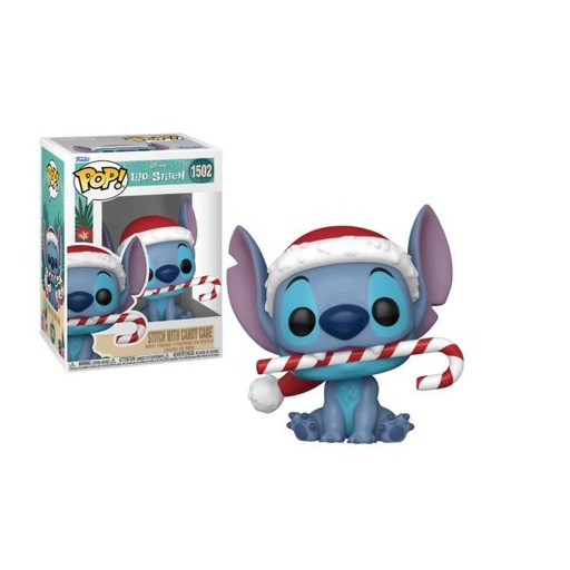 [FK80036] Figura Funko Pop! Disney Lilo & Stitch (1502) Stitch With Candy Cane 3a+