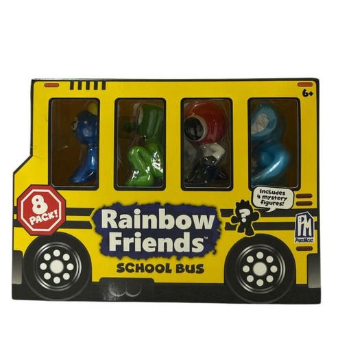 [BTFP2610] Figuras Rainbow Friends School Bus Set/8 6a+