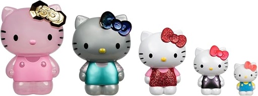 [JZHKT0217] Figuras Animadas 5 Décadas de Amistad de Hello Kitty Set de 5 6a+