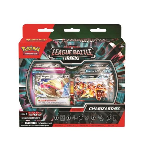 [CD85883] Cartas para Intercambio Pokémon Deck de Batalla + 1 gratis  6a+ Charizard