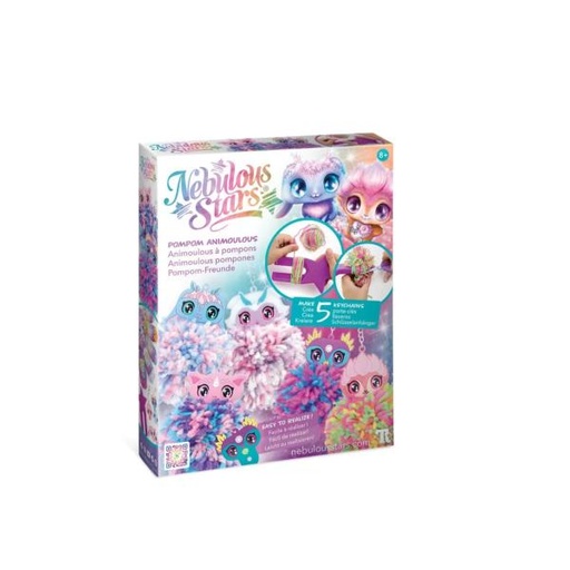 [SX11139] Llaveros y Set para Crear Pompones Nebulous Stars  7a+