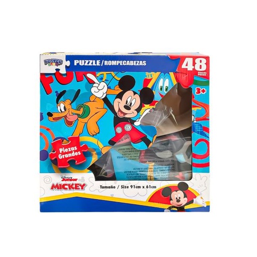 [PI11266MK] Rompecabezas de Piso de Diney Mickey 48Pzs 3a+ 91cm X 61cm