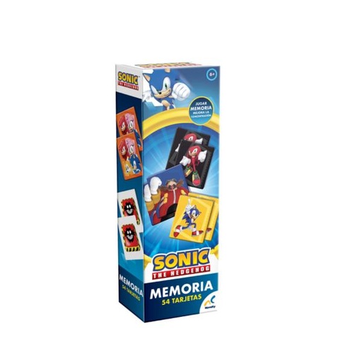 [PIJCA4470] Juego de Mesa Memoria de Sonic the Hedgehog 54 Trajetas 6a+