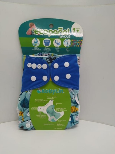 [AC29610020] Ecopañal Lavable Ajustable surtido 6 3-16Kg (260066) Surtido 6 -  Se venden por separado