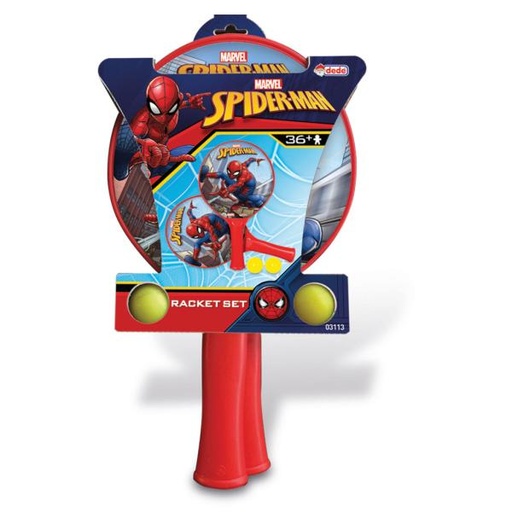 [PI3113] Set de 2 Raquetas de Playa con Bola de Spider-Man 3a+